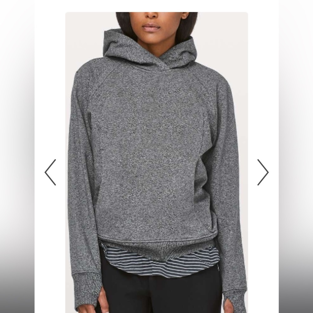 Lululemon scuba pullover heathered grey